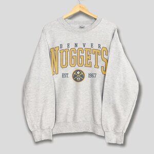 Vintage Denver Nuggets Basketball Sweatshirt, Retro NBA Denver Nuggets Shirt Tee